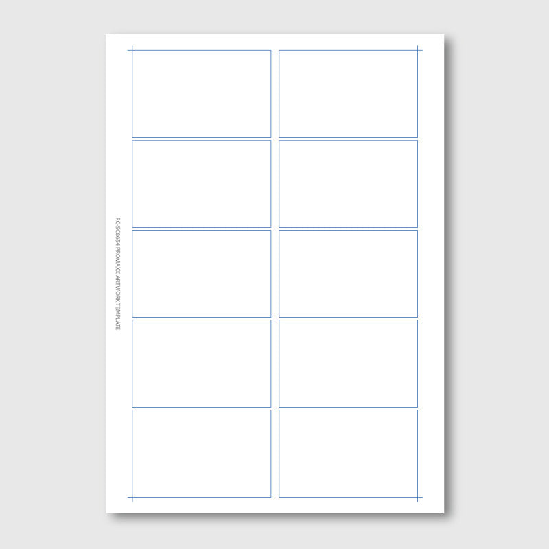 A4 Business Card Template A4 Business Card Template